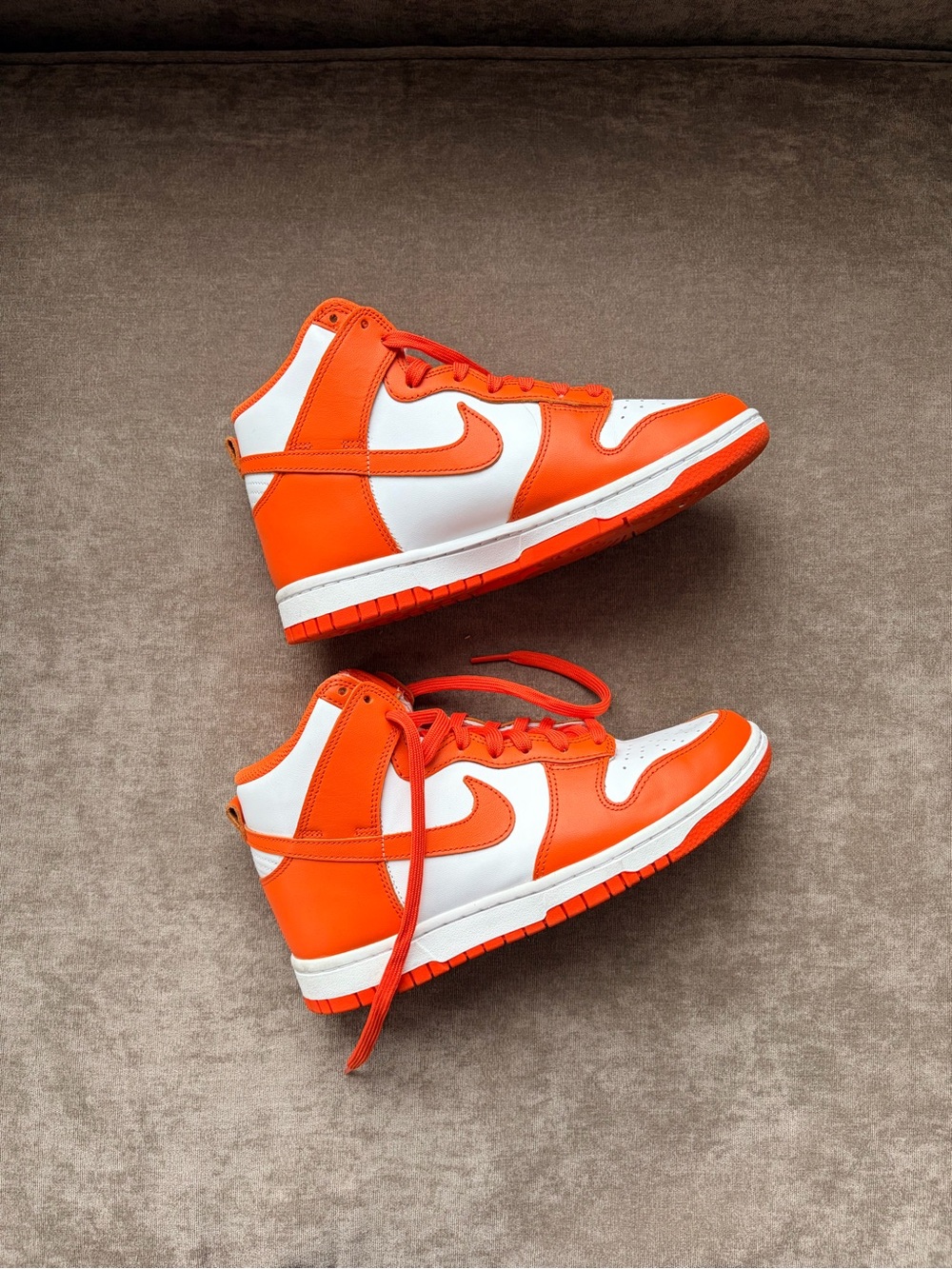 Nike Dunk High Syracuse - Orange & White